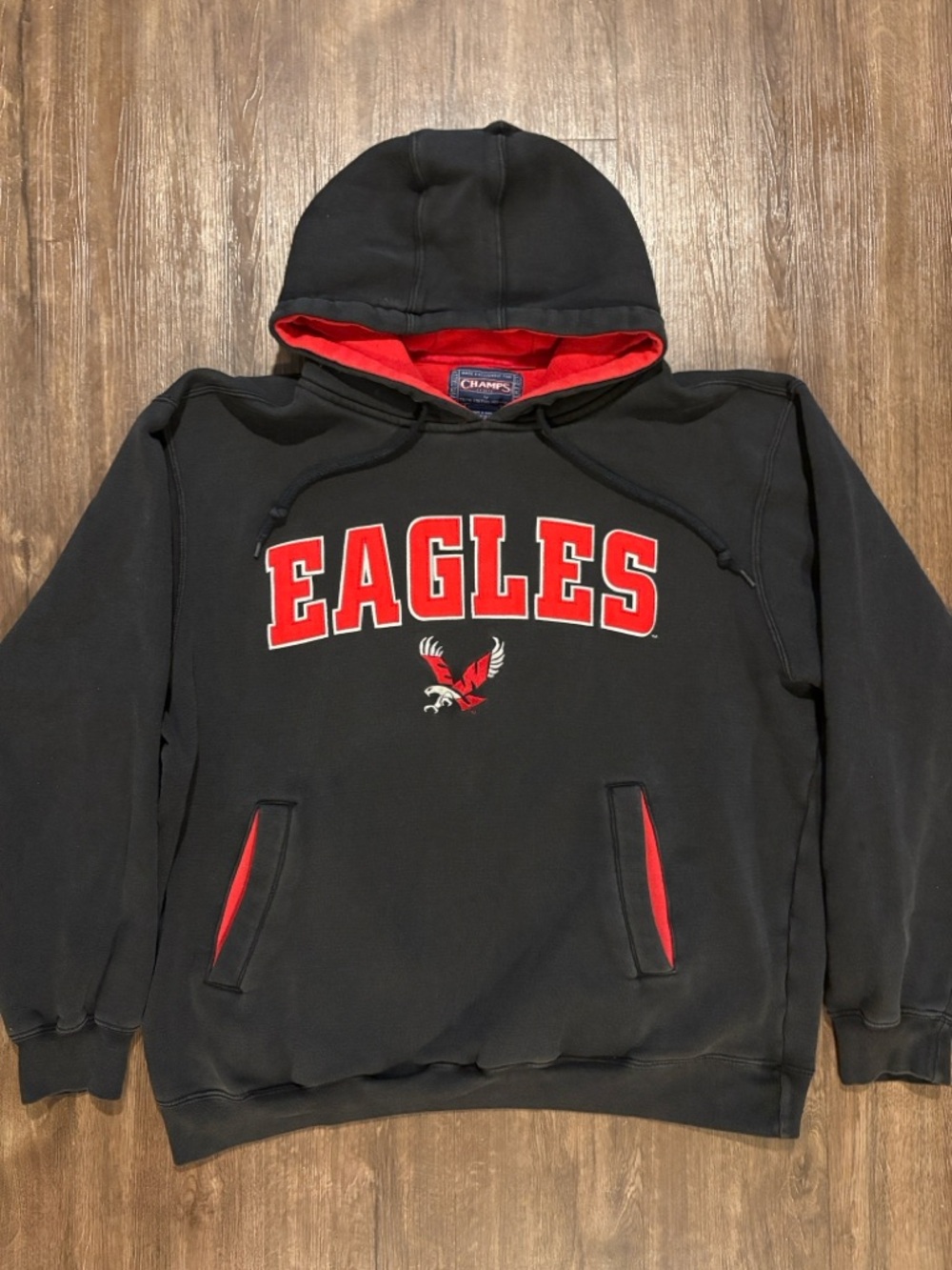 Vintage eastern Washington University eagles men’s large hoodie